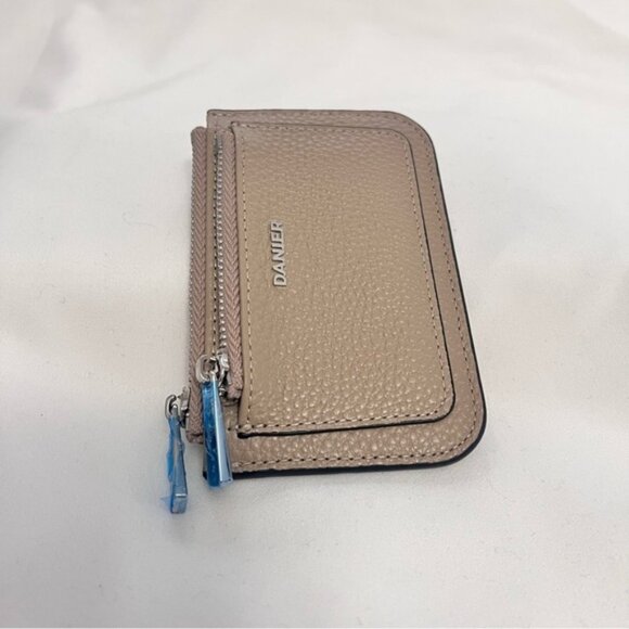 Danier Leather Double Zip Card Case Wallet - Picture 3 of 6